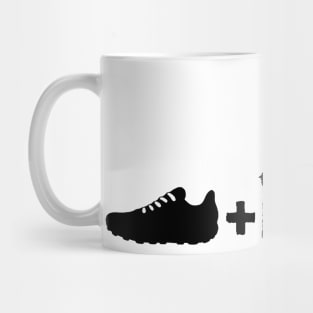 Trail running math equation Mug